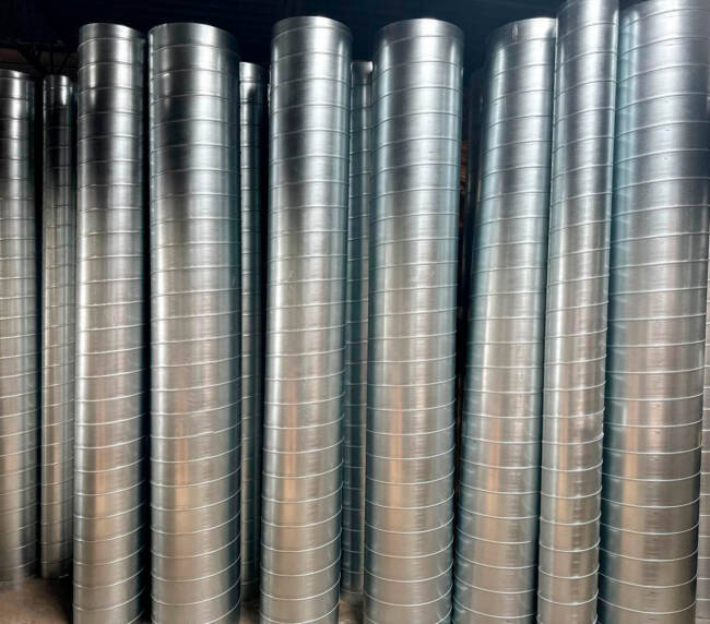 Galvanized spiral duct